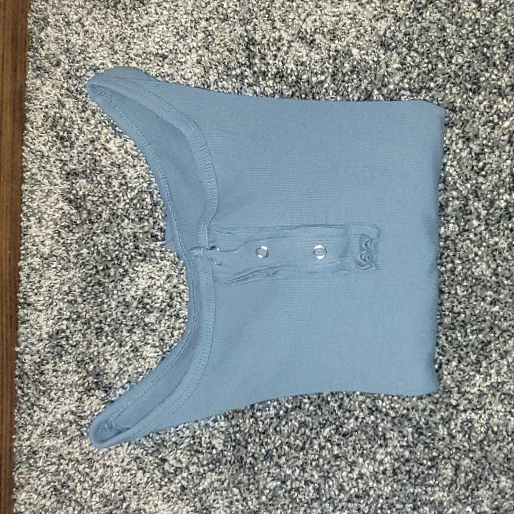 Blue Sleeveless Top